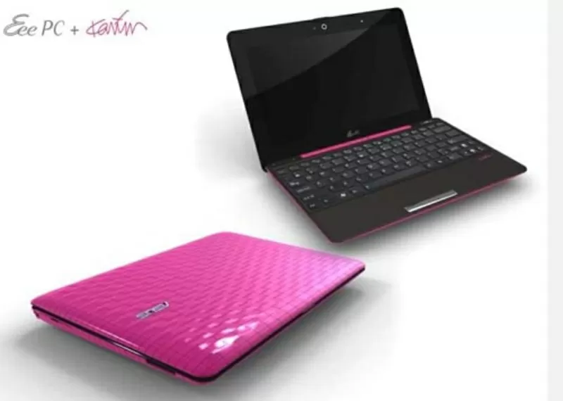 Asus Eee Pc 1008p Pink в комплекте с: Внешний HDD 500Gb Transcend TS500GSJ25H2P,  Внешний DVDRW Samsung SE-S084D Pink