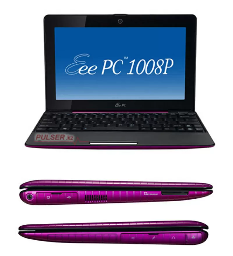 Asus Eee Pc 1008p Pink в комплекте с: Внешний HDD 500Gb Transcend TS500GSJ25H2P,  Внешний DVDRW Samsung SE-S084D Pink 4