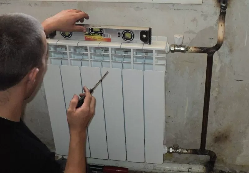 Радиатора - установка Тараз,  монтаж отопления,  отопление в Таразе