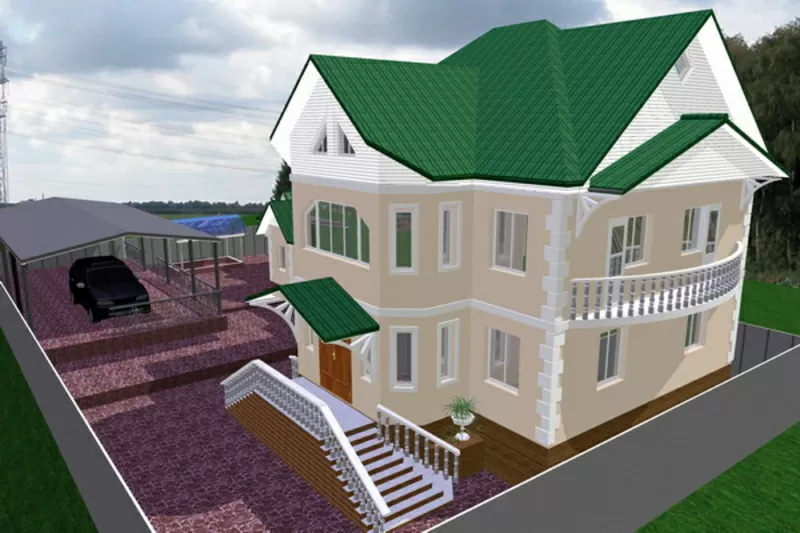 Дизайн-разработка проектов крыши строящихся и реконструируемых домов  5
